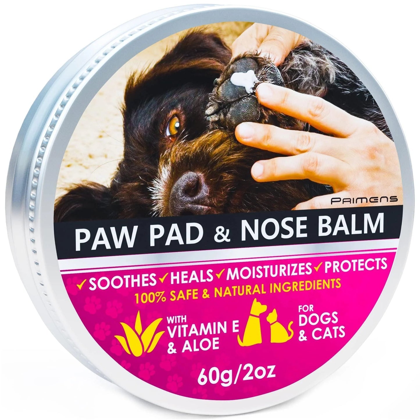 BALM PET PAW Natural Dog Paw Balm Dog Paw Protection for Hot Pavement Dog Paw Wax 2 Oz