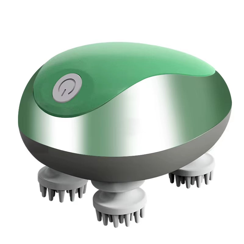 Electric Head Massager Mutifunction for Cats Dogs Pets Scalp Massager Rechargeable Massage Contacts Body Relax Health Care electric cat massager