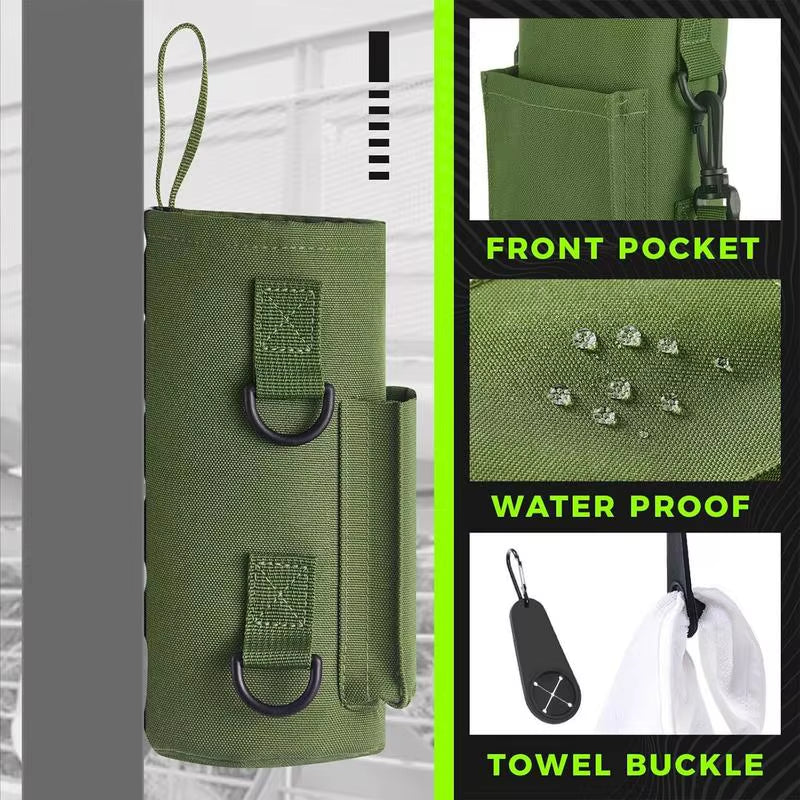 best gym water bottle Magnetic Gym Water Bottle Bag Non Slip Magnetic Gym Sling Bag Portable Magnetic Water Bottle Carrier Holder for Gym Accessories