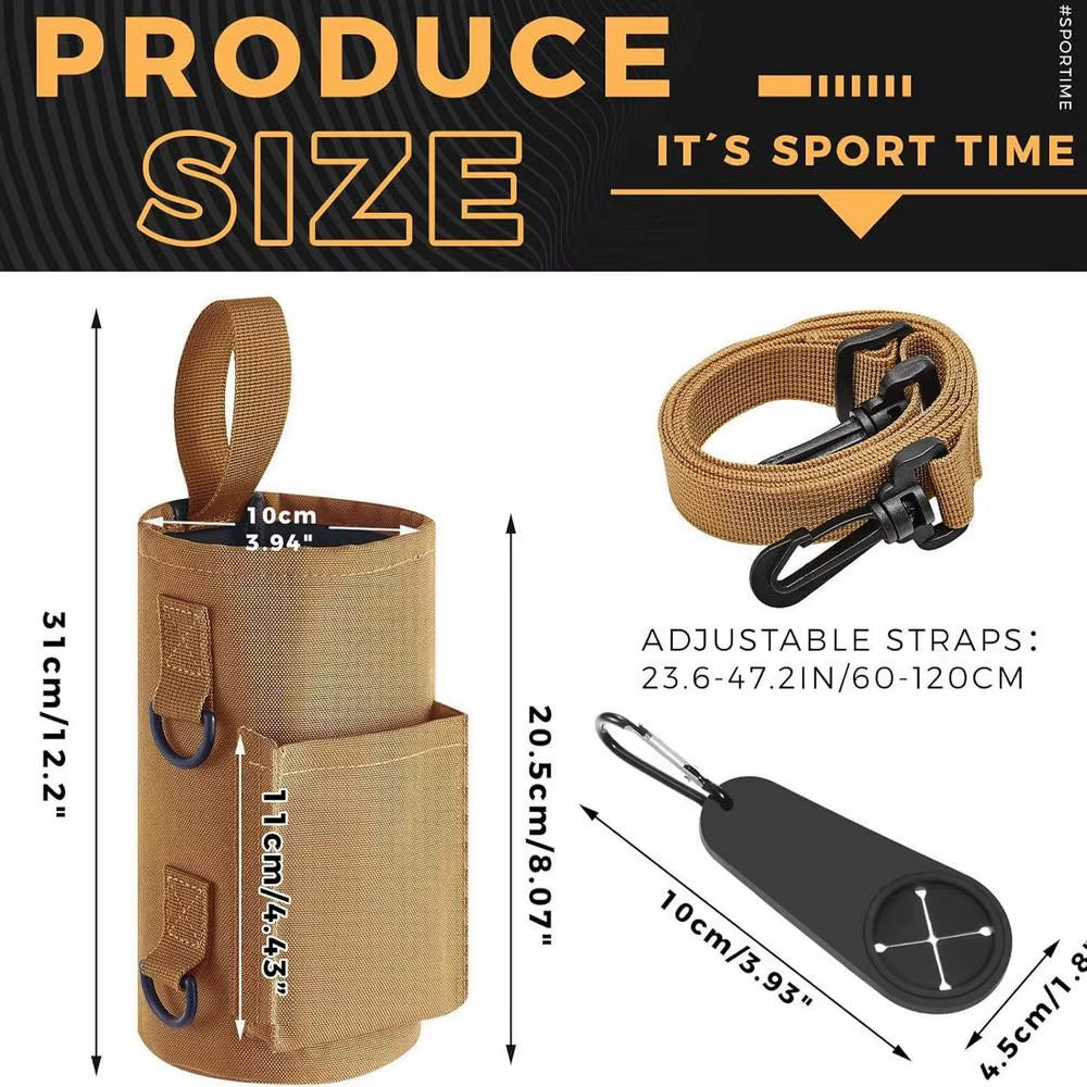 best gym water bottle Magnetic Gym Water Bottle Bag Non Slip Magnetic Gym Sling Bag Portable Magnetic Water Bottle Carrier Holder for Gym Accessories