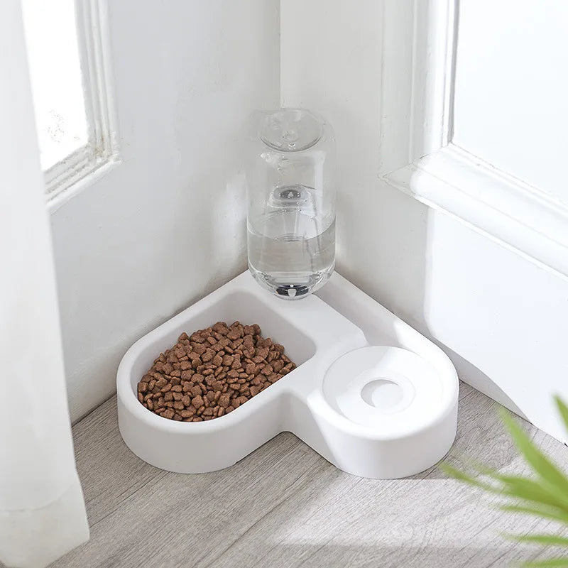 Smart Feeding, Happy Tails - The Corner Dog Bowl Automatic Feeder