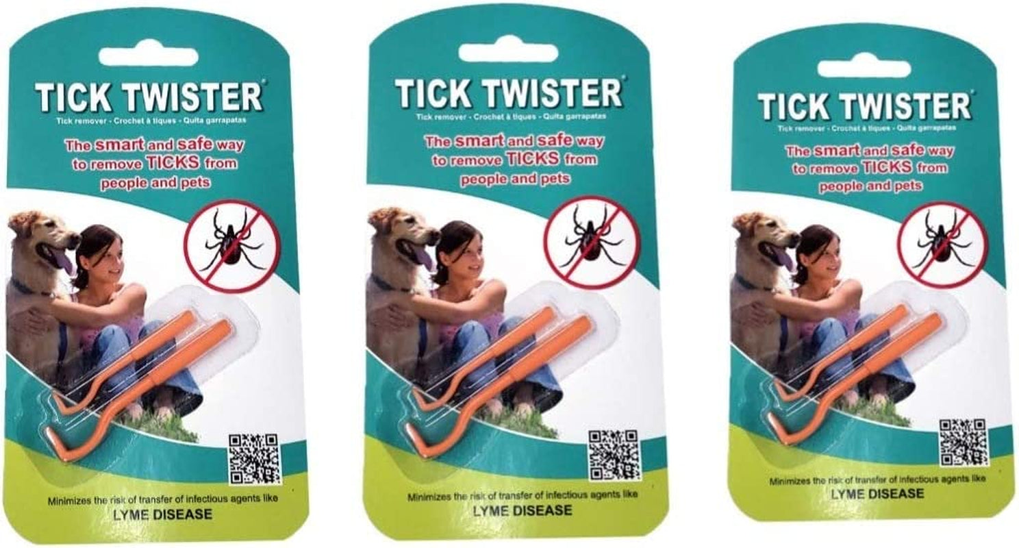 00100-PR Single, Purple, One Set Tick Remover Small and Large