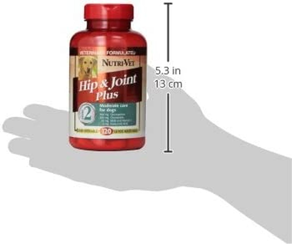 Hip & Joint Chewable Dog Supplements | Formulated with Glucosamine & Chondroitin for Dogs | 120 Count