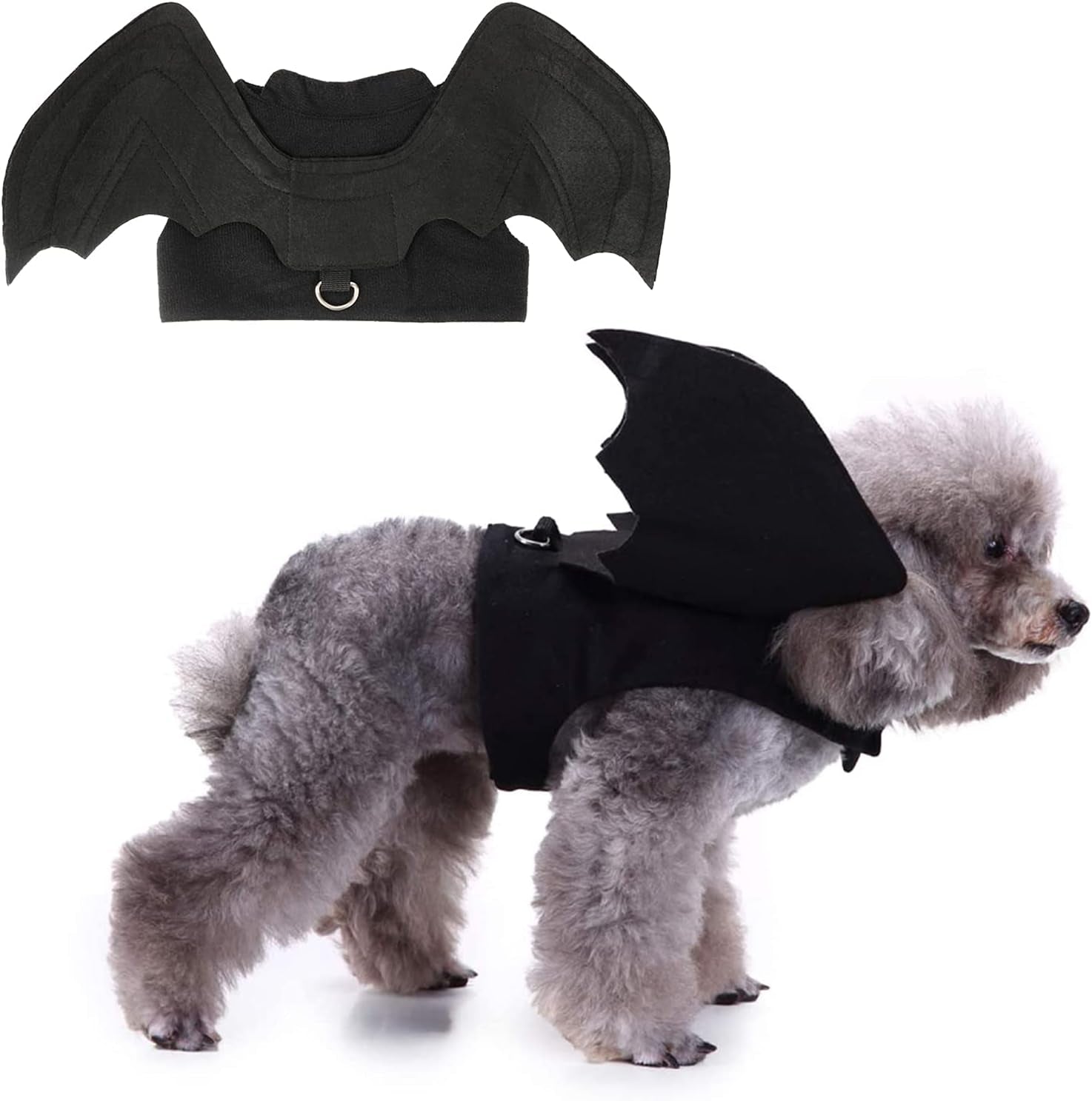 Dog Halloween Costume - Halloween Bat Wings Pet Costumes for Dogs Cats Halloween Party Medium