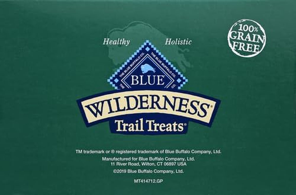 Wilderness Trail Treats High Protein Grain Free Crunchy Dog Treats Biscuits, Duck Recipe, 36-Oz Box